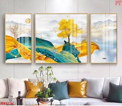 File tranh File tranh bộ hiện đại FT41116 (ảnh gốc) không bị mờ