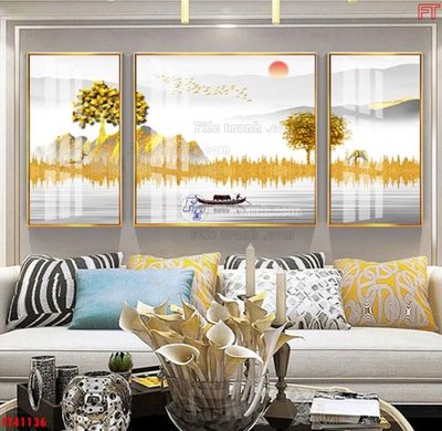File tranh File tranh bộ hiện đại FT41136 (ảnh gốc) không bị mờ