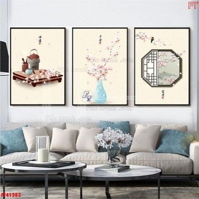 File tranh in mica File tranh bộ hiện đại FT41283 (độ phân giải cao)