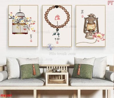 Tải về file gốc File tranh bộ hiện đại FT41297 (chuẩn in ấn)