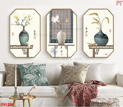 File gốc File tranh bộ hiện đại FT41299 (thiết kế) cho in ấn