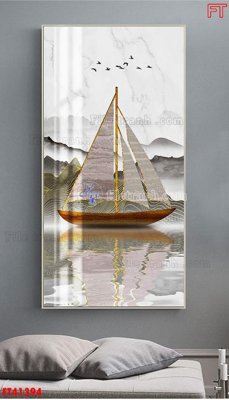 File in trần File tranh bộ hiện đại FT41394 (bản gốc) bầu trời