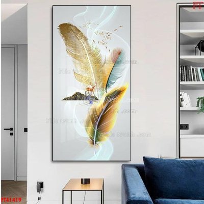 File gốc File tranh bộ hiện đại FT41419 (in mica) làm quà tặng