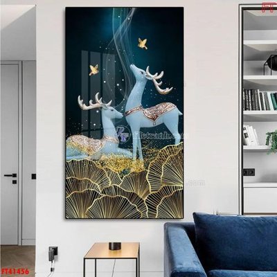 File gốc File tranh bộ hiện đại FT41456 (in mica) làm quà tặng