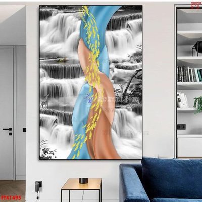 Tải file File tranh bộ hiện đại FT41495 (PSD) cho in tranh 3D