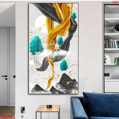 Tải về hình ảnh gốc File tranh bộ hiện đại FT41498 sắc nét