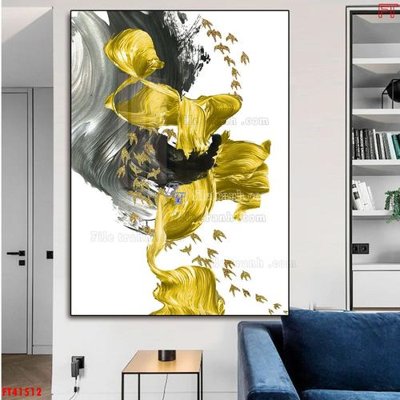 File PSD File tranh bộ hiện đại FT41512 (bản gốc) dễ dàng edit