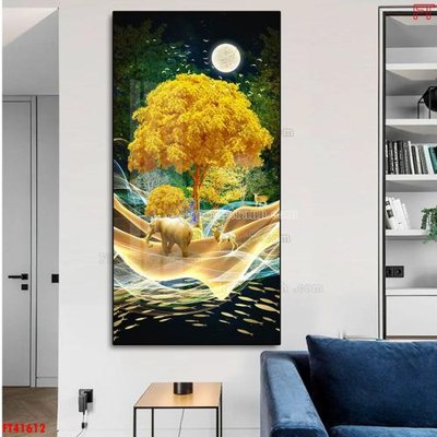 File gốc File tranh bộ hiện đại FT41612 (in tráng gương) ốp tường