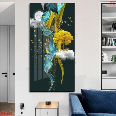 Hình ảnh file gốc in lụa File tranh bộ hiện đại FT41620