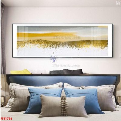 Hình ảnh file gốc File tranh bộ hiện đại FT41736 cho in UV