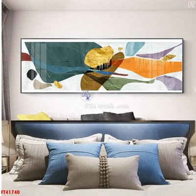 File ảnh File tranh bộ hiện đại FT41740 (gốc) cho trang trí nhà hàng