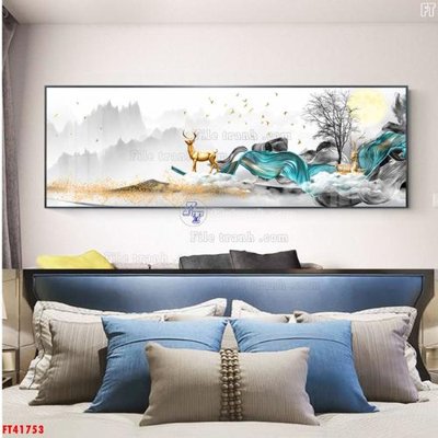 File gốc File tranh bộ hiện đại FT41753 (in 3D) cho trang trí