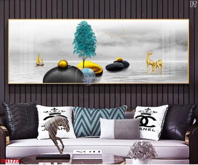 Chi tiết file tranh tráng gương File tranh bộ hiện đại FT41774 (ảnh gốc)