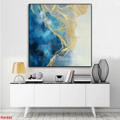 File tranh File tranh bộ hiện đại FT41855 (bản gốc) in lụa 5D
