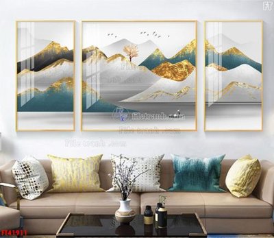 File gốc File tranh bộ hiện đại FT41911 (PSD/TIFF) độ phân giải cao