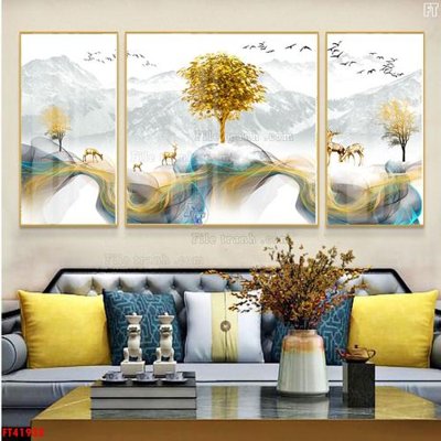 Tải file File tranh bộ hiện đại FT41932 (ảnh gốc) file AI/EPS