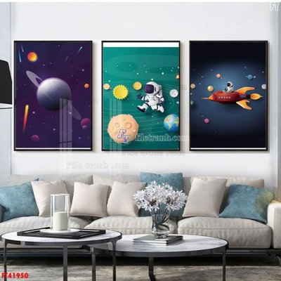 Download file ảnh gốc File tranh bộ hiện đại FT41950 để in ấn