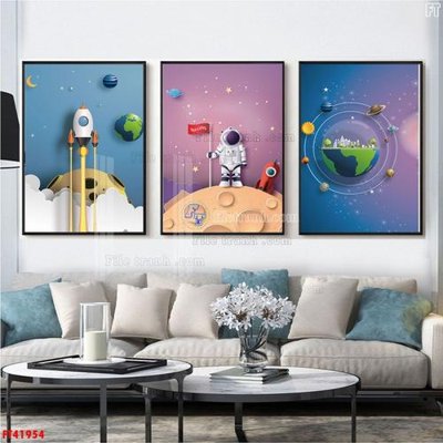 Tải file gốc File tranh bộ hiện đại FT41954 (in khổ lớn) không vỡ