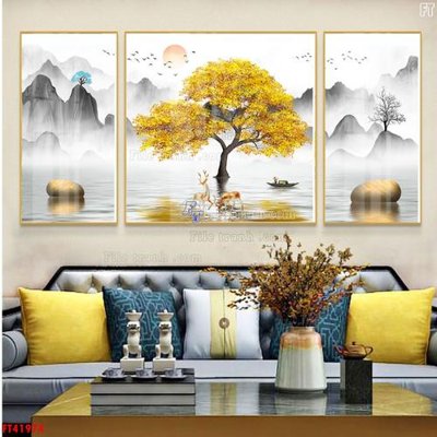 File tranh File tranh bộ hiện đại FT41974 (gốc) chủ đề thành phố