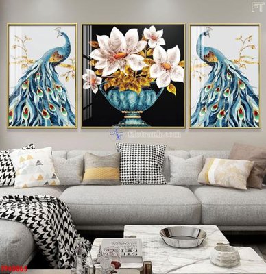 Download file gốc File tranh bộ hiện đại FT42065 (in mica) trong suốt