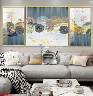 File tranh File tranh bộ hiện đại FT42072 (bản gốc) treo phòng ăn