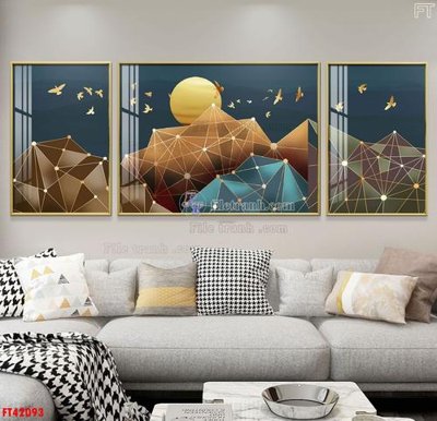 File tranh File tranh bộ hiện đại FT42093 (gốc) chủ đề tĩnh vật