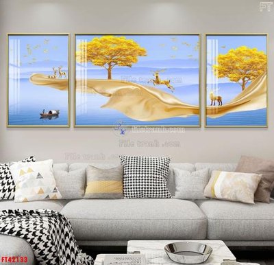 File tranh gốc File tranh bộ hiện đại FT42133 (bản quyền) file PSD