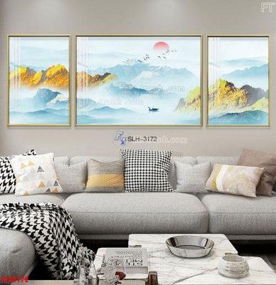 File gốc File tranh bộ hiện đại FT42172 (in 3D) nghệ thuật