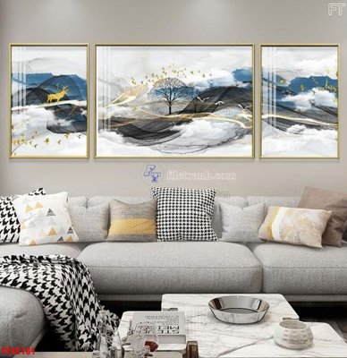File tranh File tranh bộ hiện đại FT42181 (gốc) phong cách tối giản