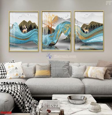 File PSD File tranh bộ hiện đại FT42208 (bản gốc) cho nhà in