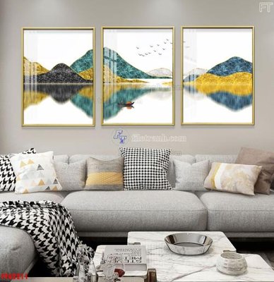 File ảnh File tranh bộ hiện đại FT42211 (gốc) in biển hiệu