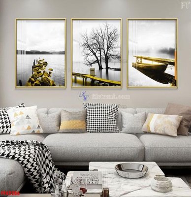 File gốc File tranh bộ hiện đại FT42286 (in mica) cắt laser