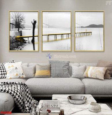 File tranh ảnh gốc File tranh bộ hiện đại FT42288 dùng cho in khổ lớn