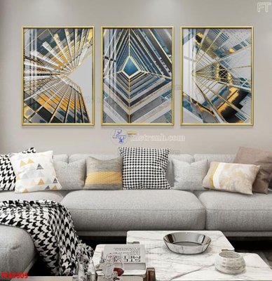 Download file File tranh bộ hiện đại FT42305 (gốc) in mica đèn LED