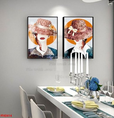 File tranh File tranh bộ hiện đại FT42414 (ảnh gốc) sắc nét hoàn hảo