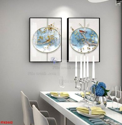 File gốc File tranh bộ hiện đại FT42442 (cho in ấn) từ kho Filetranh