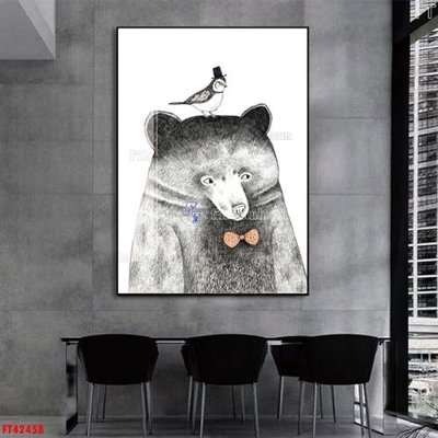 File in ấn File tranh bộ hiện đại FT42458 (bản gốc) cao cấp