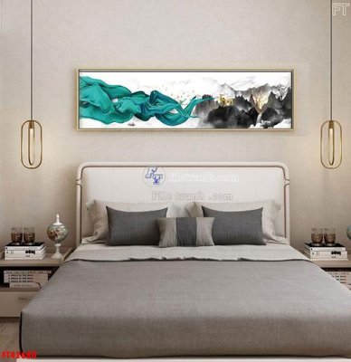 File in trần File tranh bộ hiện đại FT42680 (bản gốc) mây trời