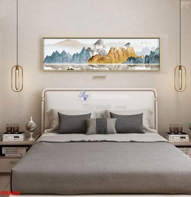 Tải file File tranh bộ hiện đại FT42696 (gốc) chủ đề phong thủy