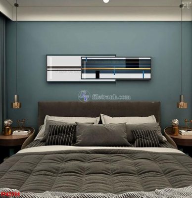 File gốc File tranh bộ hiện đại FT42724 (chuẩn màu) cho in offset