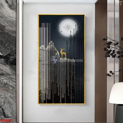 File tranh in tráng gương File tranh bộ hiện đại FT42757 (siêu nét)