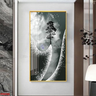 File gốc File tranh bộ hiện đại FT42762 (in mica) trang trí