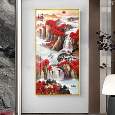 File gốc File tranh bộ hiện đại FT43001 (in mica) cắt laser