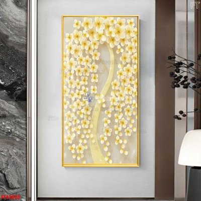 File tranh File tranh bộ hiện đại FT43028 (bản gốc) in lụa 3D