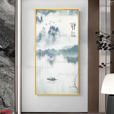 File in ấn File tranh bộ hiện đại FT43065 (bản gốc) chất lượng cao