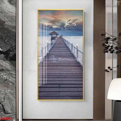 File ảnh gốc File tranh bộ hiện đại FT43095 (chuyên in mica)