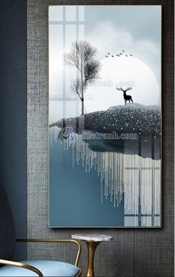 Download file tranh PSD File tranh hiện đại pha lê gương FT433 để chỉnh sửa