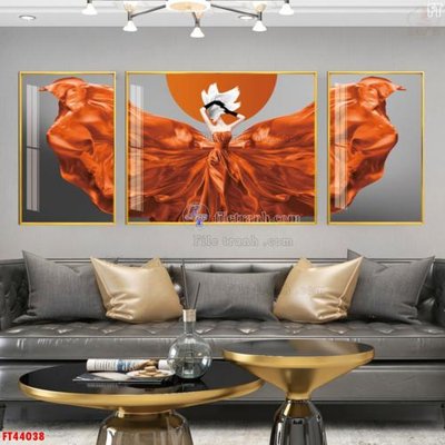 Tải file gốc File tranh bộ hiện đại FT44038 (bản PSD) còn layer