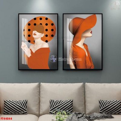 Tải file File tranh bộ hiện đại FT44044 (ảnh gốc) in tranh kính