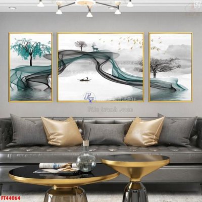 Cung cấp file tranh gốc File tranh bộ hiện đại FT44064 độc quyền